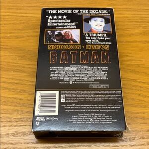 BATMAN Vintage VHS Movie (Black)